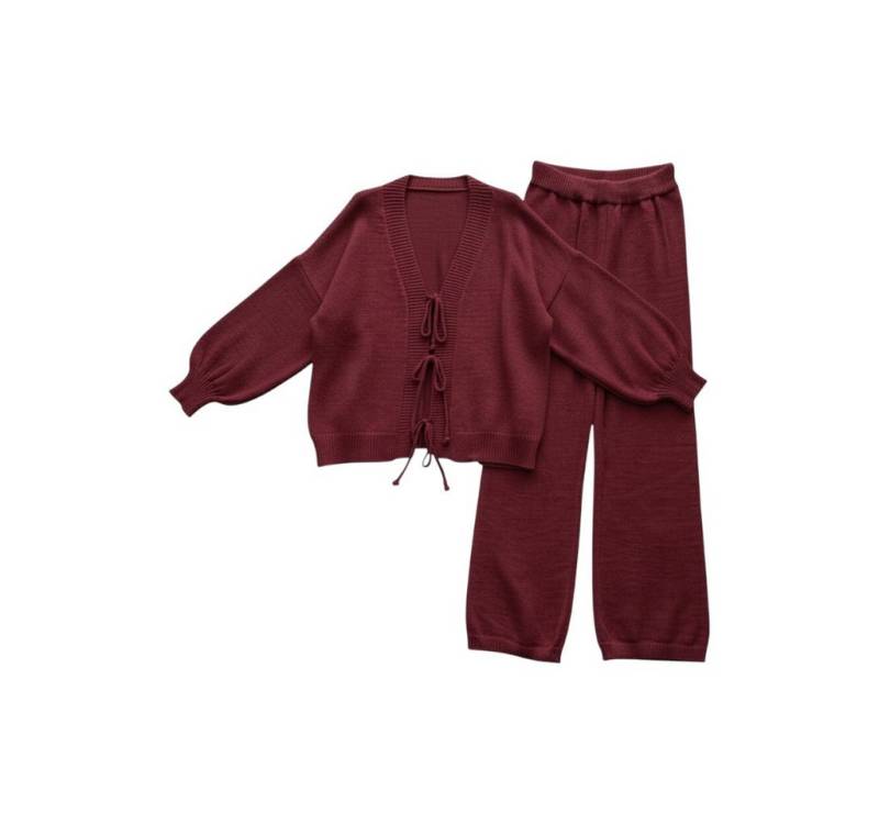 OriginalYou Cardigan Damen Strick Set Cardigan & Hose Loungewear von OriginalYou