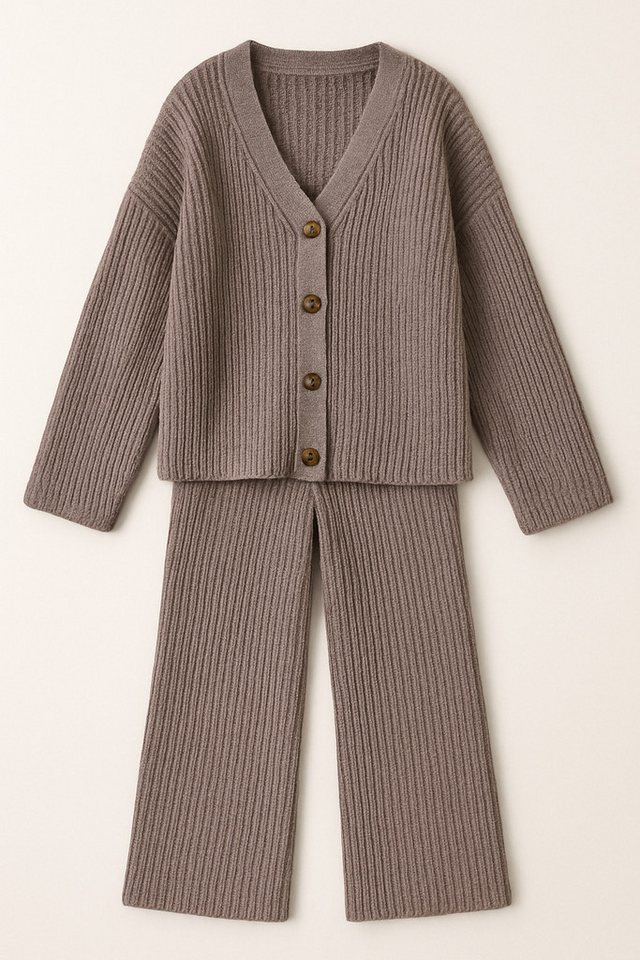 OriginalYou Cardigan Damen Strick-Set Oversize Jacke & Strickhose von OriginalYou