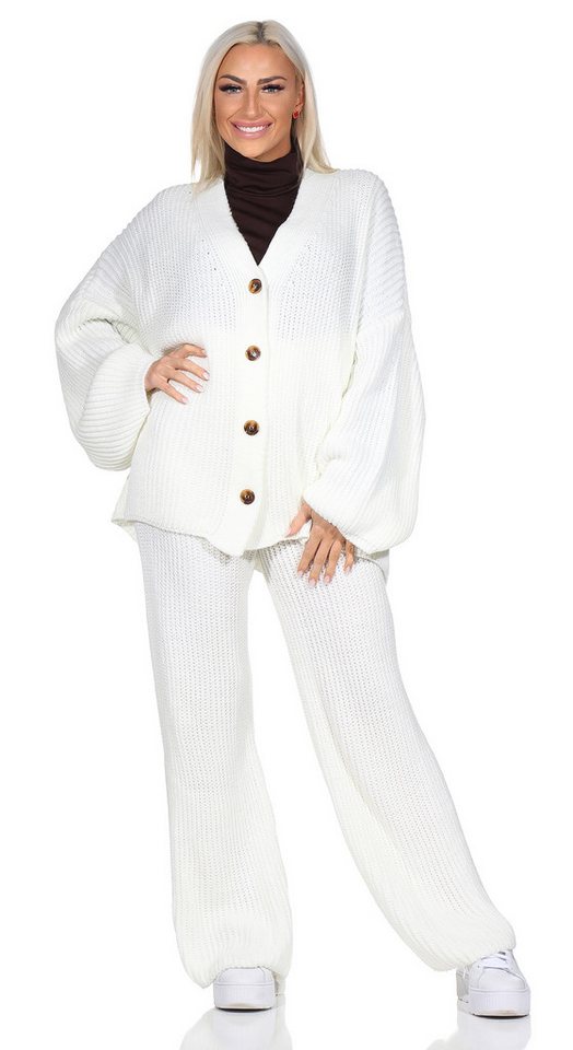 OriginalYou Cardigan Damen Strick-Set Oversize Jacke & Strickhose von OriginalYou