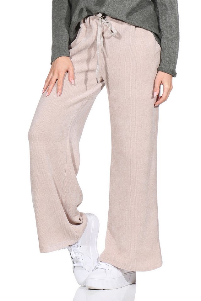 OriginalYou Cordhose Schlupfhose Damen Cordhose Freizeithose Soft Cord Damen Culotte moderne Soft Cord Qualität von OriginalYou