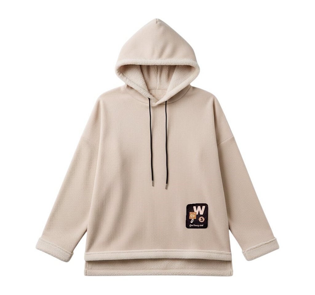 OriginalYou Kapuzenpullover Kapuzenpullover für Damen warm & weich mit weichem Teddyfutter gefüttert von OriginalYou