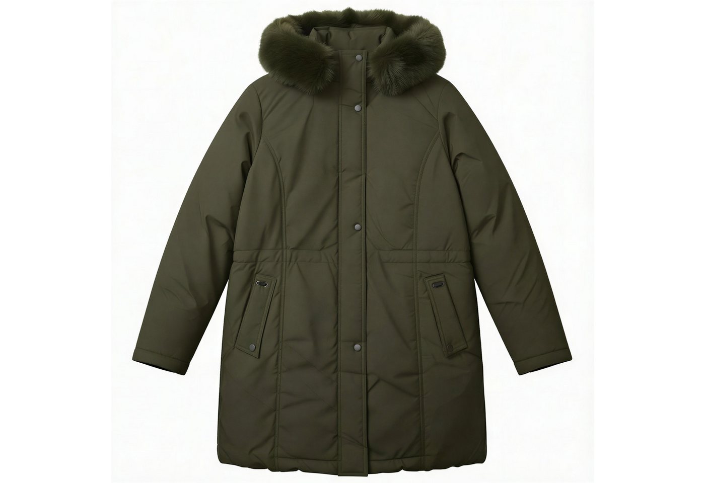 OriginalYou Kurzmantel Damen Kurzmantel mit Teddyfell gefüttert auch in großen Größen erhältlich von OriginalYou