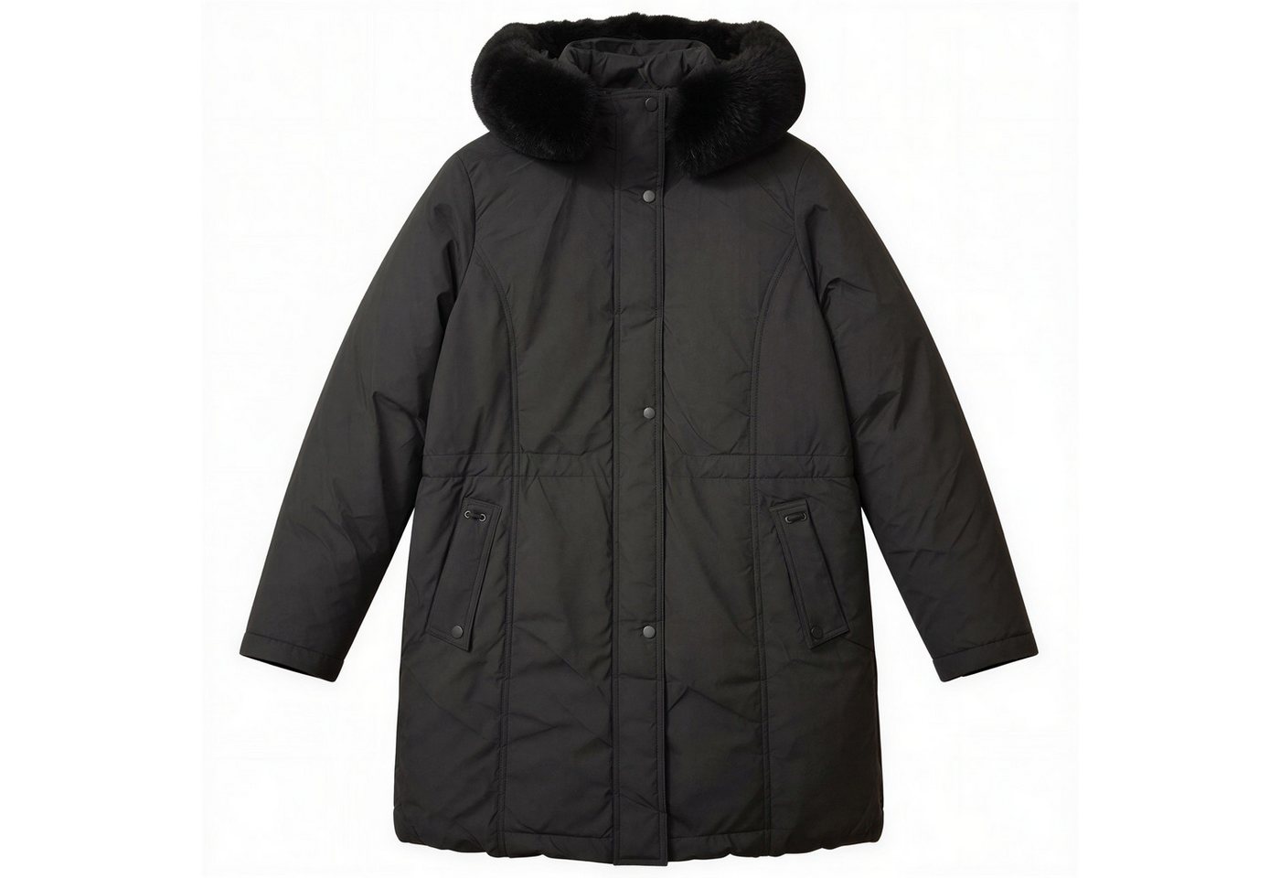 OriginalYou Kurzmantel Damen Kurzmantel mit Teddyfell gefüttert auch in großen Größen erhältlich von OriginalYou