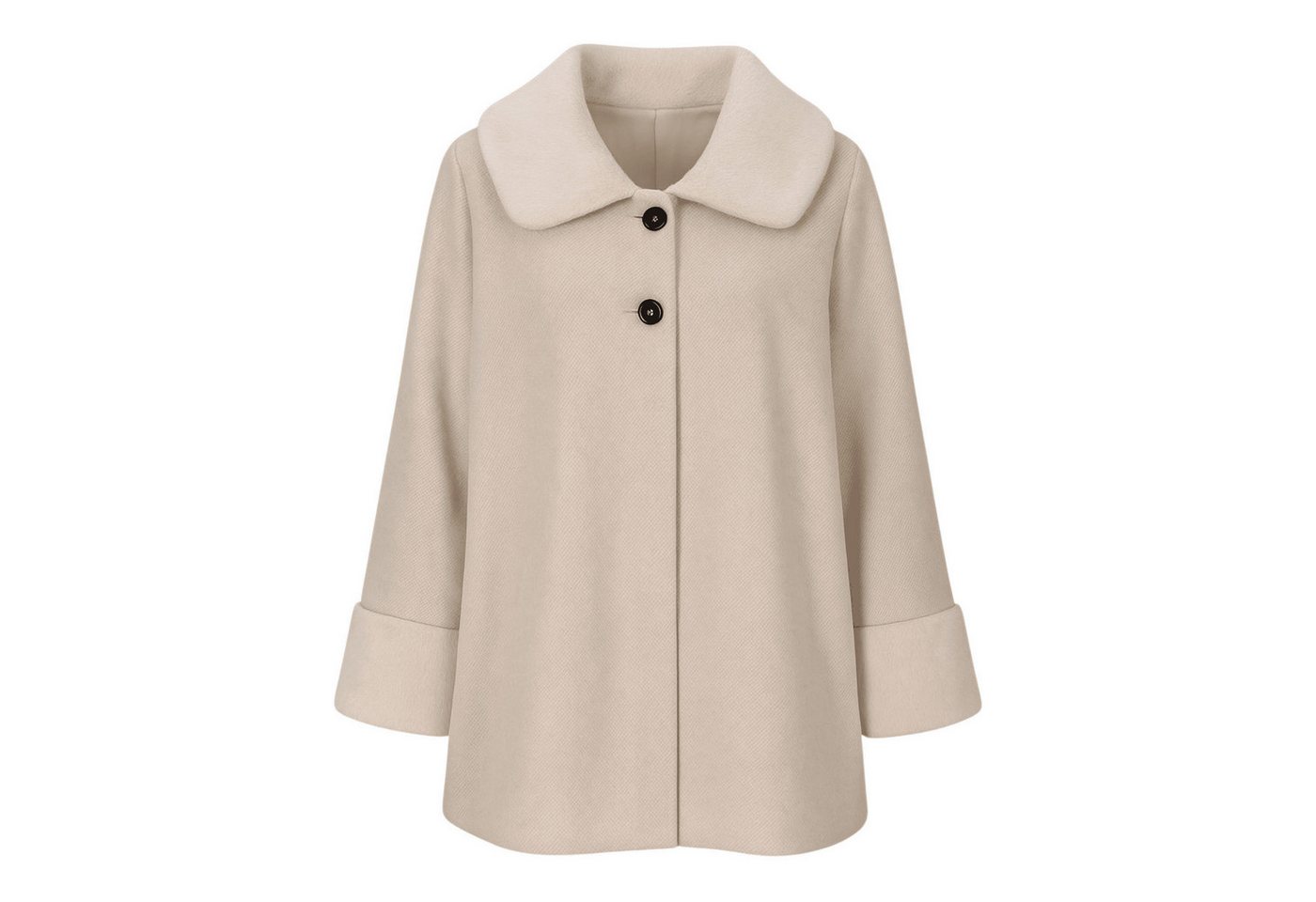 OriginalYou Poncho Damen Jacke im Poncho Stil mit Kunstfell von OriginalYou