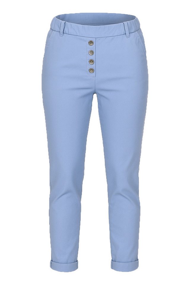 OriginalYou Schlupfhose Damen Stretch Freizeithose Stoffhose mit elastischem Bund und Gürtelschlaufen von OriginalYou