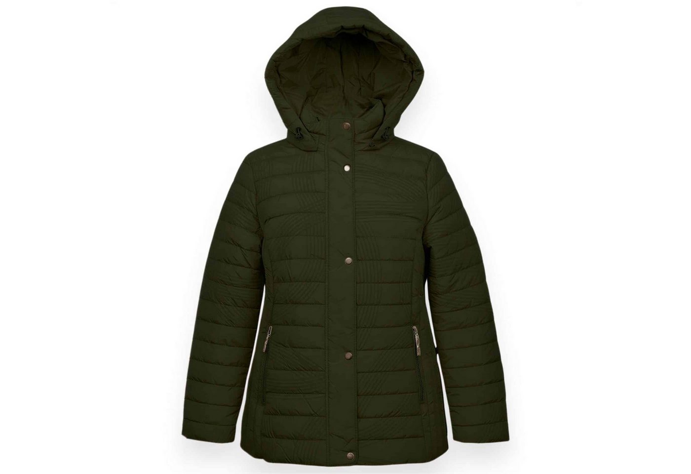 OriginalYou Steppjacke Damenjacke mit Velourstreifen in großen Größen erhältlich von OriginalYou