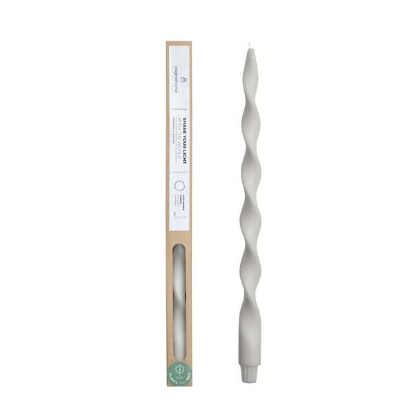 Originalhome Gedrehte Kerze für bewusste Geschenke - paraffinfrei & vegan. von Originalhome