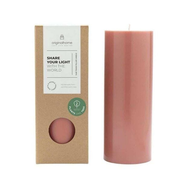 Originalhome Geruchsneutrale Stumpenkerze – vegan & fair. von Originalhome