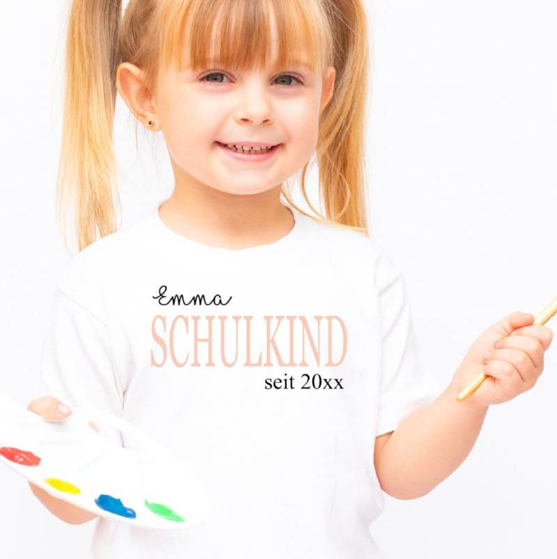 Bügelbild Einschulung Schulkind 2023 Name - Geschenk Mädchen Junge Geburtstag von OriginelleSchaetze