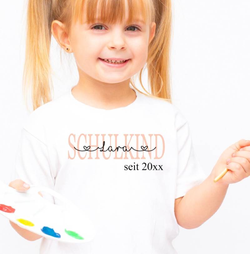 Bügelbild Einschulung Schulkind 2023 Name - Geschenk Mädchen Junge Geburtstag von OriginelleSchaetze