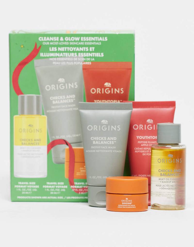 Origins - Cleanse And Glow Essentials - Unsere beliebtesten Hautpflege-Essentials (15% Ersparnis)-Keine Farbe von Origins