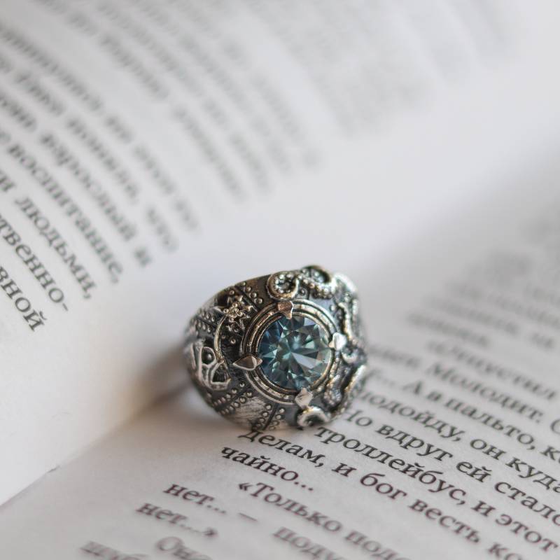 Nautilus Sterling Silber Ring Jules Verne Inspiriert Fantasy Schmuck von OringoWorld