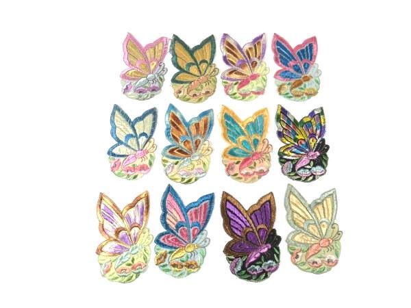 1 Antike Applikation Vintage Seide Schmetterling Patches Mit Blumen Stickerei Patch 1935 Nr 6 1 Antike Applikation Vintage Seide Schmetterling Patches Mit Blumen Stickerei Patch 1935 Nr 6 von OrinsTreasureChest