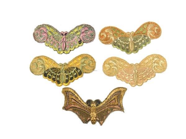 1 Antike Applikation Vintage Seide Schmetterling Patches Mit Blumen Stickerei Patch 1935 Nr 7 1 Antike Applikation Vintage Seide Schmetterling Patches Mit Blumen Stickerei Patch 1935 Nr 7 von OrinsTreasureChest