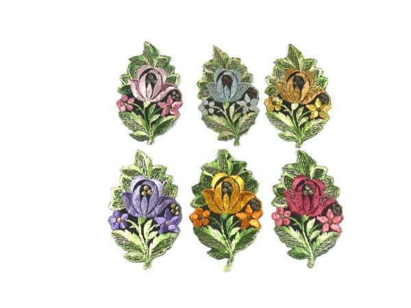 1 Antike Aufnäher Seide Rosa Rose Blume Applikation Patch Embroidery 1935 Nr 1 Antike Aufnäher Seide Rosa Rose Blume Applikation Patch Embroidery 1935 Nr von OrinsTreasureChest