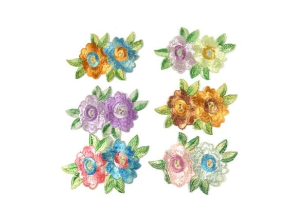 1 Antike Seidenblume Applikation Patch Stickerei Aufnäher Blumen 1935 Nr 10 1 Antike Seidenblume Applikation Patch Stickerei Aufnäher Blumen 1935 Nr 10 von OrinsTreasureChest