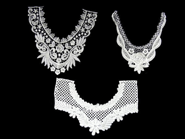 1 Große Weiße Venedig-Spitze-Applikation, Florale Applikation, Hochzeitskleid-Applikation, Abschlussball-Applikation, Kleid-Applikation 1 Große Weiße Venedig-Spitze-Applikation, Florale Applikation, Hochzeitskleid-Applikation, Abschlussball-Applikation, Kleid-Applikation von OrinsTreasureChest