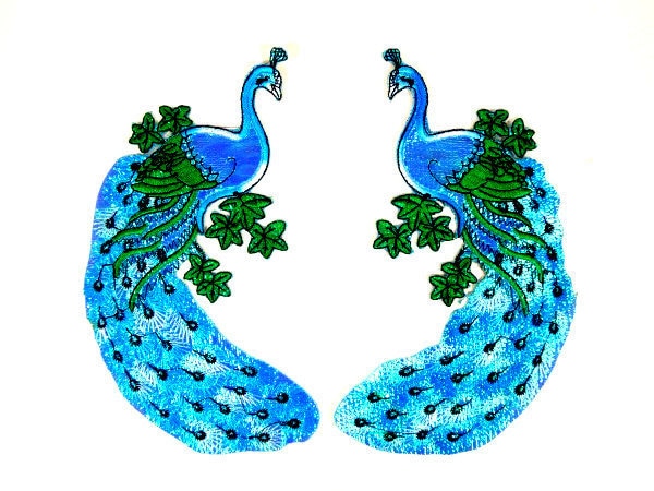 1 Helle Blaue Pfau Eisen Auf Applikation Türkis Jumbo Vogel Links Suchen 1 Helle Blaue Pfau Eisen Auf Applikation Türkis Jumbo Vogel Links Suchen von OrinsTreasureChest
