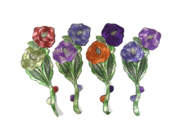 1 Jumbo Seide Lila Blumen Applikation Patch Stickerei Patches Antike 1935 Nr 6 1 Jumbo Seide Lila Blumen Applikation Patch Stickerei Patches Antike 1935 Nr 6 von OrinsTreasureChest