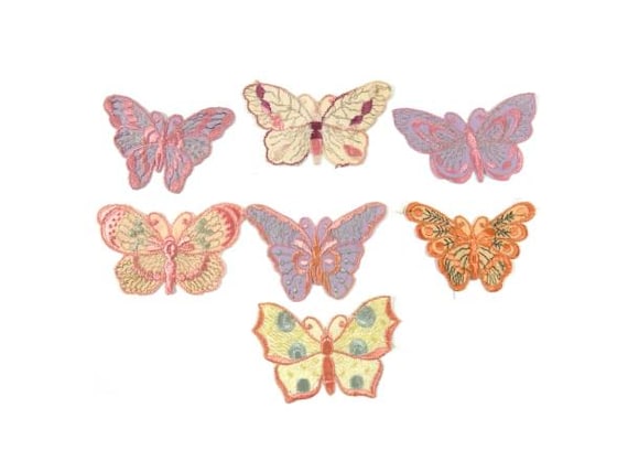 1 Kleine Antike Seide Rosa Schwarz Schmetterling Aufnäher Stickerei Applikation Patches 1935 1 Kleine Antike Seide Rosa Schwarz Schmetterling Aufnäher Stickerei Applikation Patches 1935 von OrinsTreasureChest