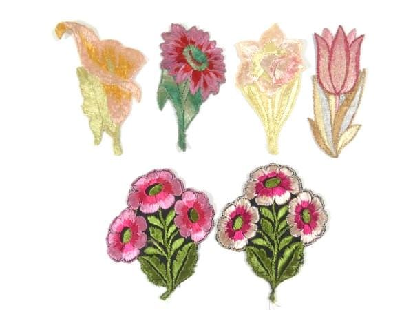 1 Rosa Blume Applikation Seide Gelb Blumen Patch Stickerei Flicken Antike Aufnäher 1935 Nr 1 Rosa Blume Applikation Seide Gelb Blumen Patch Stickerei Flicken Antike Aufnäher 1935 Nr von OrinsTreasureChest