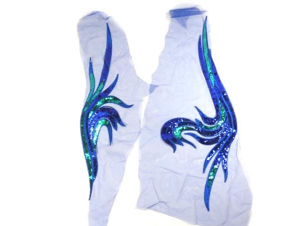 2 Blau Grün Applikationen Pfau Applikation Pailletten Swirl Hochzeitskleid Abschlussball Kleid 2 Blau Grün Applikationen Pfau Applikation Pailletten Swirl Hochzeitskleid Abschlussball Kleid von OrinsTreasureChest