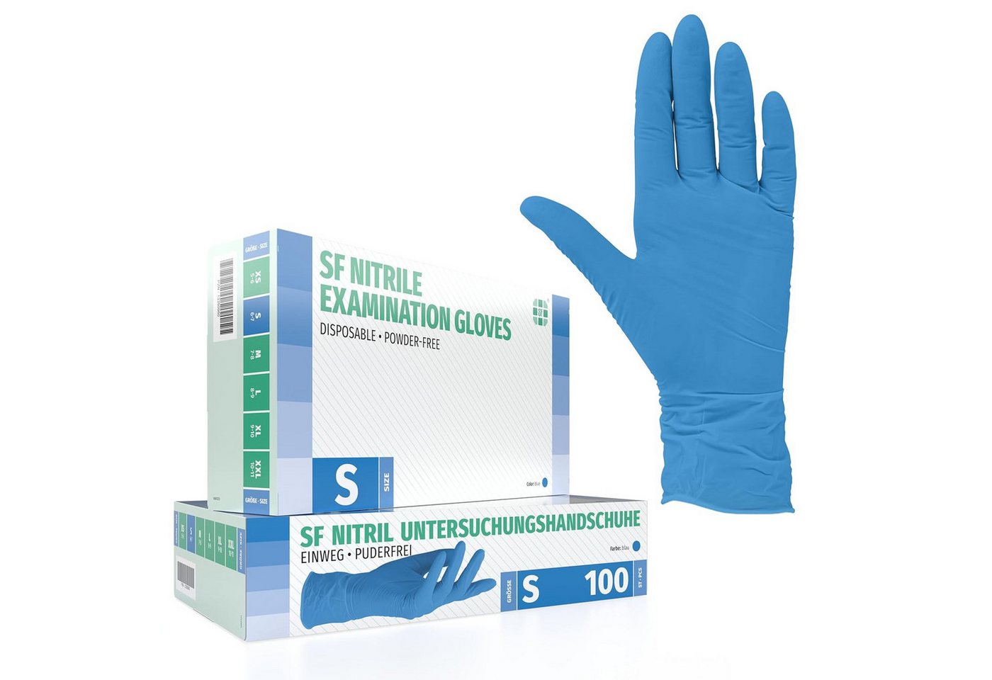 Oriplast GmbH Nitril-Handschuhe SF Nitrilhandschuhe blau von Oriplast GmbH