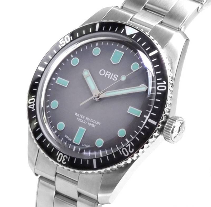 Oris Automatikuhr 40 mm Ø schweizer Herren Uhr 01 733 7707 4053 Divers Sixty-Five Divers Sixty-Five, schweizer Automatik-Kaliber Oris 733, Basis SW 200-1 von Oris