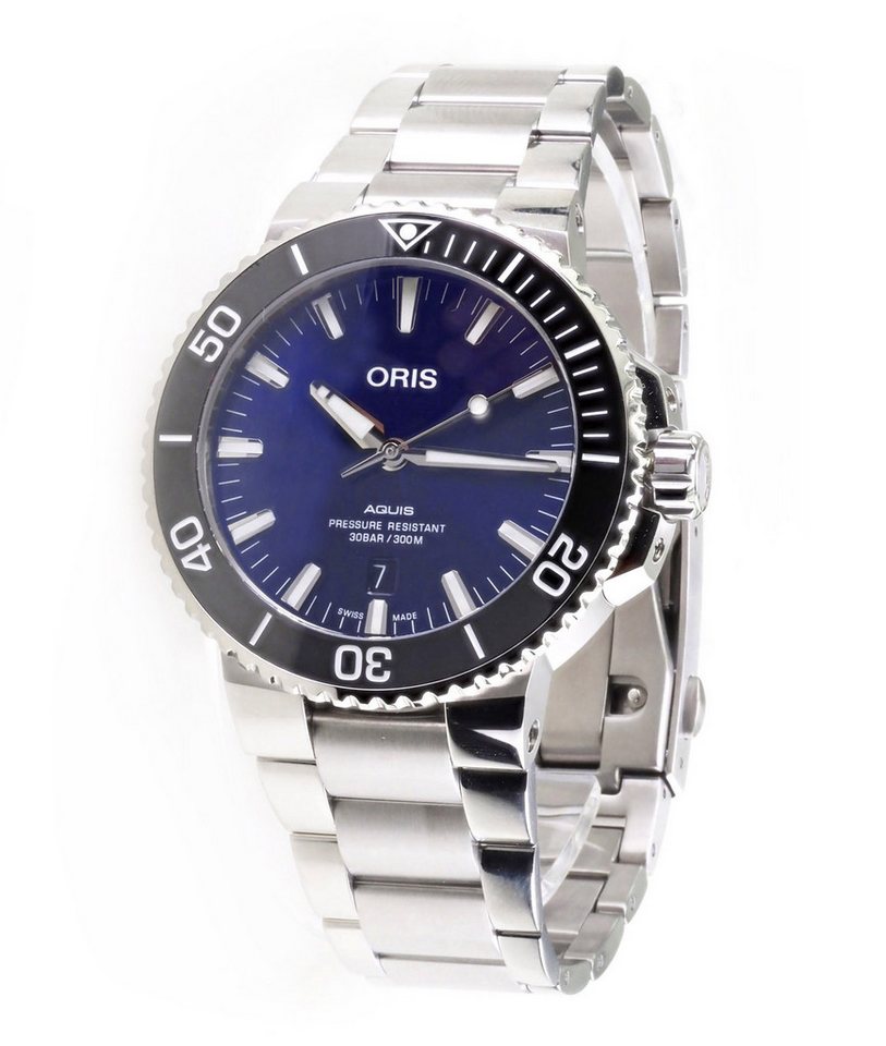 Oris Automatikuhr schweizer Herren Uhr 43,5 mm Ø Aquis Date 01 733 7730 4135 Aquis Date von Oris