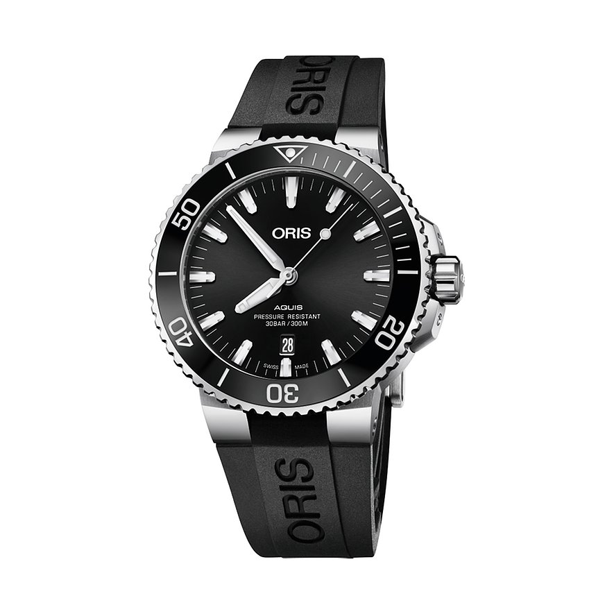 Oris Herrenuhr Aquis Date 01 733 7730 4134-07 4 24 64EB von Oris