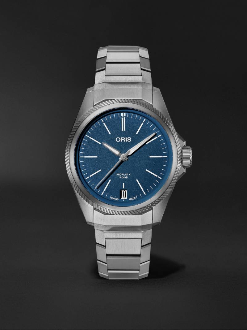 Oris - Pro Pilot PPX Automatic 39mm Titanium Watch, Ref. No. 01 400 7778 7155-07 7 20 01TLC - Men - Blue von Oris