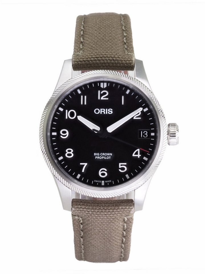 Oris Schweizer Uhr Automatik Herren Uhr ORIS BIG CROWN PROPILOT DATE 40,5 mm Ø Big Crown Propilot Date von Oris