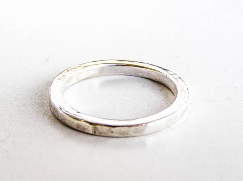 2 Mm Eheringe Sterling Silber Band, Umweltfreundlicher Ring, Handgemachte Trauringe, Passender Ring von OritNaar