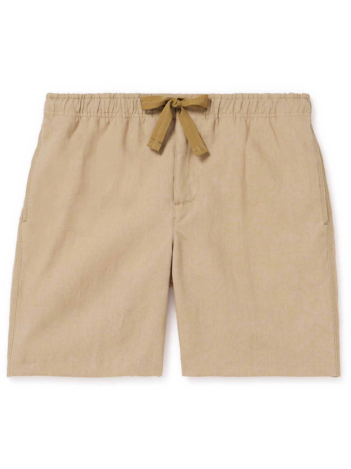 Orlebar Brown - Alex Straight-Leg Linen Drawstring Shorts - Men - Neutrals - UK/US 28 von Orlebar Brown