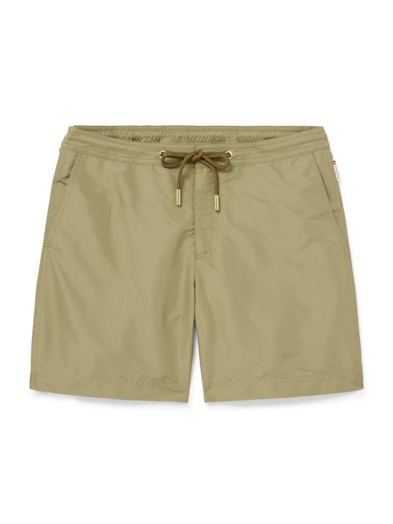 Orlebar Brown - Bulldog Slim-Fit Mid-Length Recycled Swim Shorts - Men - Green - UK/US 38 von Orlebar Brown