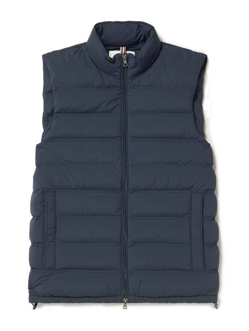 Orlebar Brown - Hopper Slim-Fit Quilted Stretch-Shell Down Gilet - Men - Blue - L von Orlebar Brown