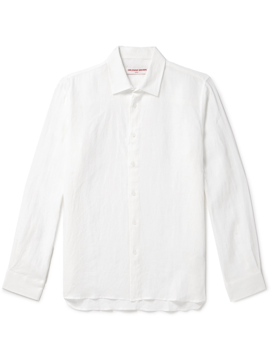 Orlebar Brown - Justin Linen Shirt - Men - White - S von Orlebar Brown