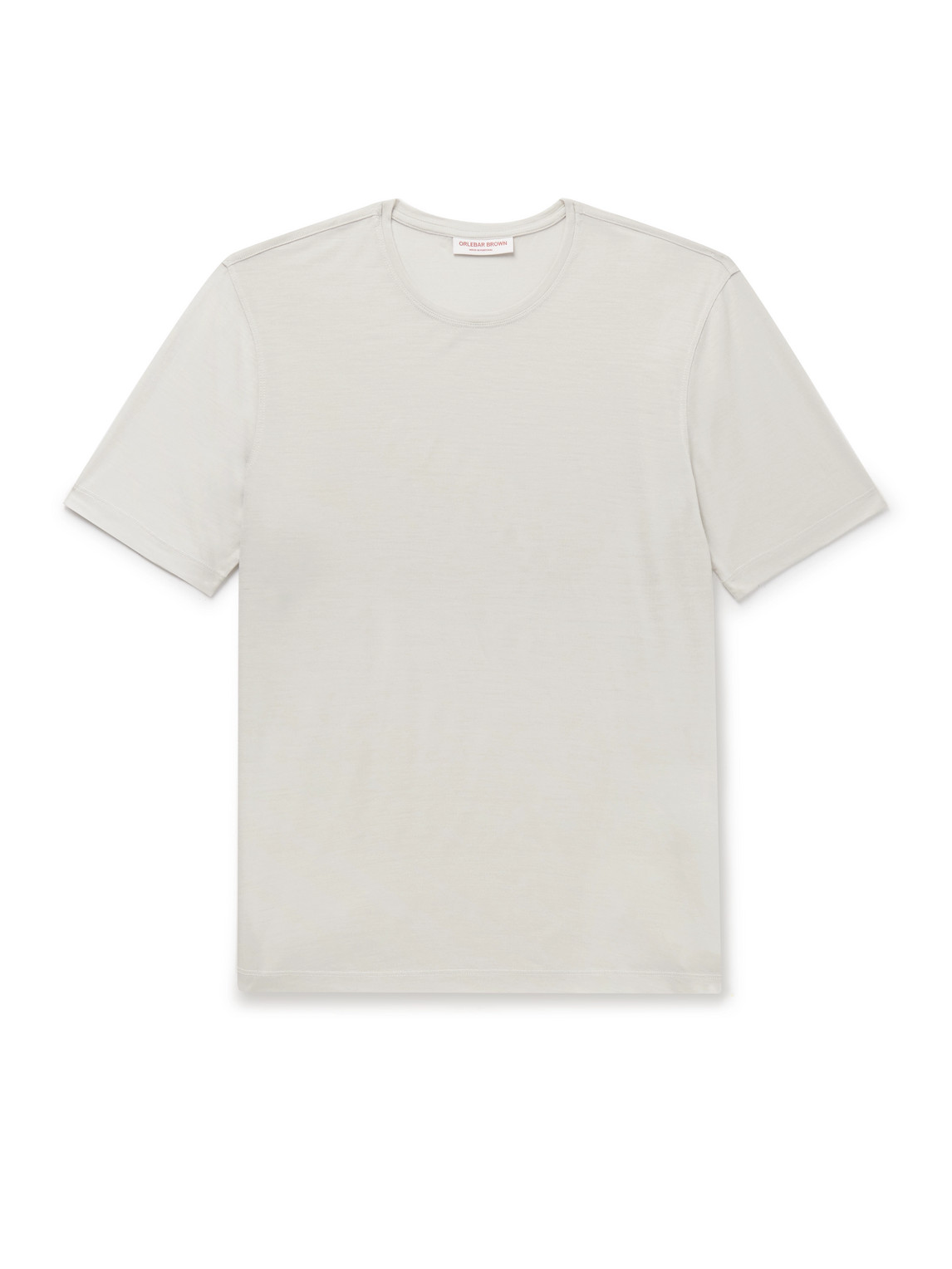 Orlebar Brown - OB-T Slim-Fit Merino Wool-Jersey T-Shirt - Men - Neutrals - XXL von Orlebar Brown