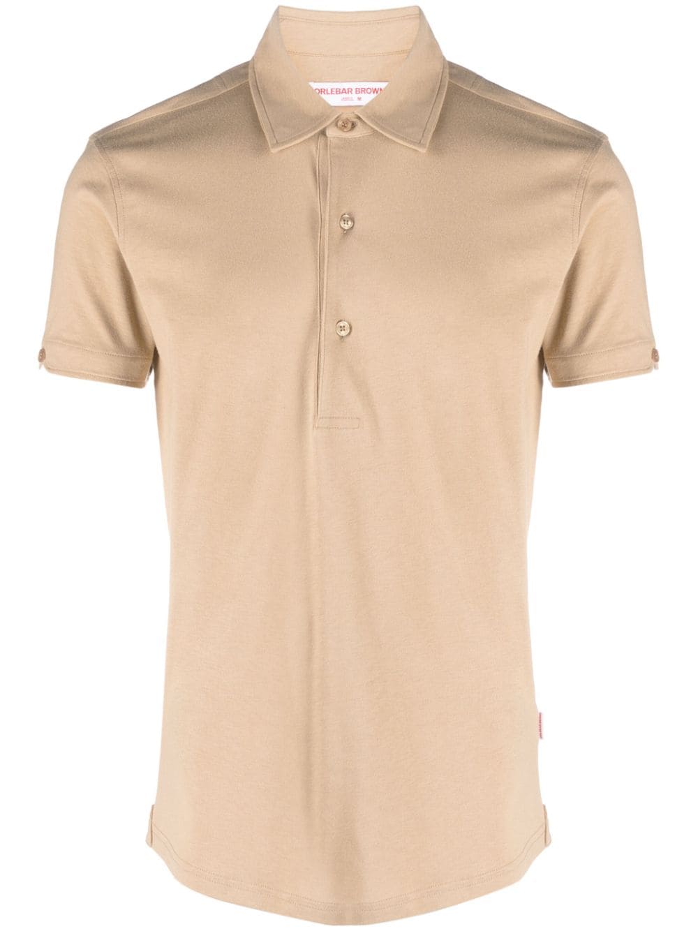 Orlebar Brown Poloshirt mit Knöpfen - Nude von Orlebar Brown