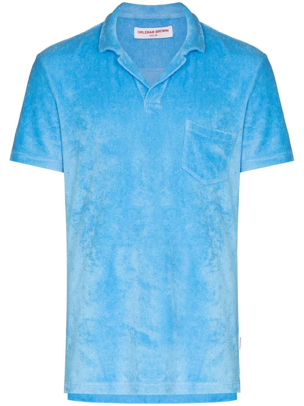 Orlebar Brown Kurzärmeliges Poloshirt - Blau von Orlebar Brown