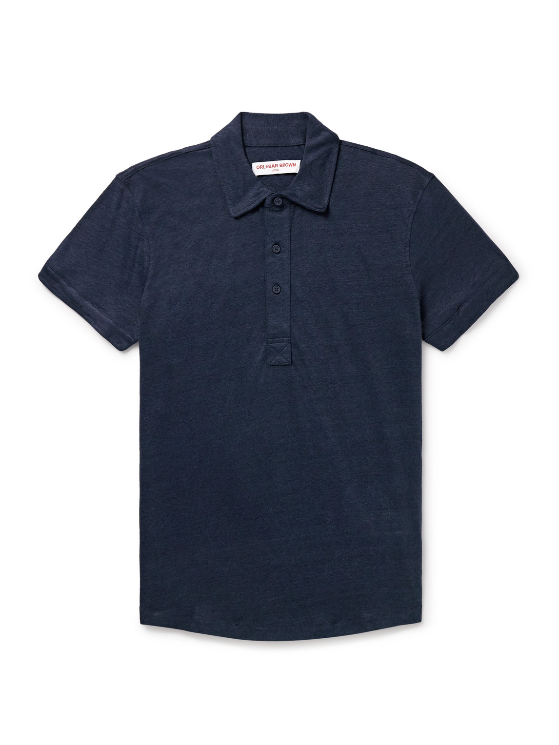 Orlebar Brown - Sebastian Slim-Fit Linen-Jersey Polo Shirt - Men - Blue - M Orlebar Brown - Sebastian Slim-Fit Linen-Jersey Polo Shirt - Men - Blue - M von Orlebar Brown