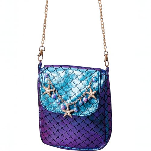 Orlob Handelsgesellschaft mbH Meerjungfrauen Handtasche 21 x 16 cm Mermaid Tasche Korallenriff Blau Lila für Damen KOstüm-Zubehör Fasching Karneval Orlob Handelsgesellschaft mbH Meerjungfrauen Handtasche 21 x 16 cm Mermaid Tasche Korallenriff Blau Lila für Damen KOstüm-Zubehör Fasching Karneval von Orlob Handelsgesellschaft mbH