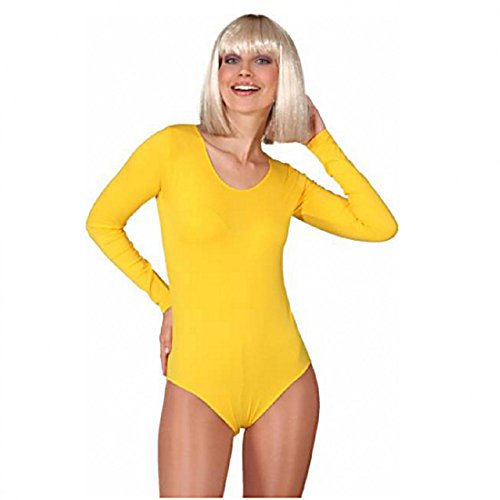 Body in verschiedenen Farben und Größen als Verkleidung / Kostümunterzieher, Farbe:gelb;Größe:S/M von Orlob