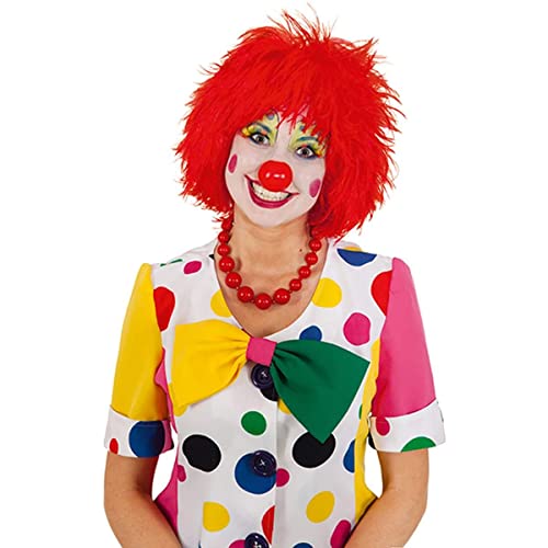 Clowperuecke: Buntes Haar für Clowns, Farbe:Rot von Orlob