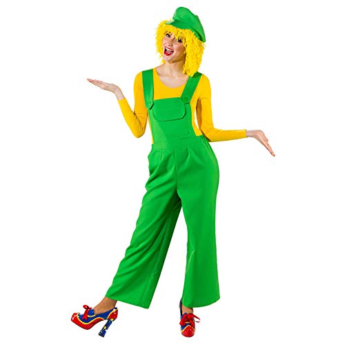 Orlob Damen Kostüm Latzhose grün Karneval Fasching Gr.36/38 von Orlob