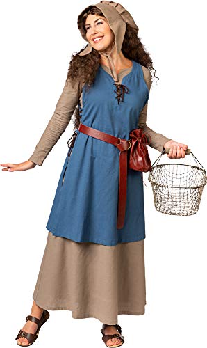 Orlob Damen Kostüm Mittelalter Magd Kleid Karneval Fasching Gr. 46/48 von Orlob