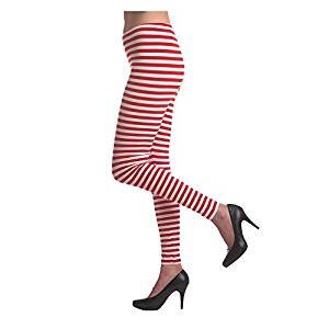 Orlob NEU Leggings rot-weiß Geringelt, Gr. S-M von Orlob