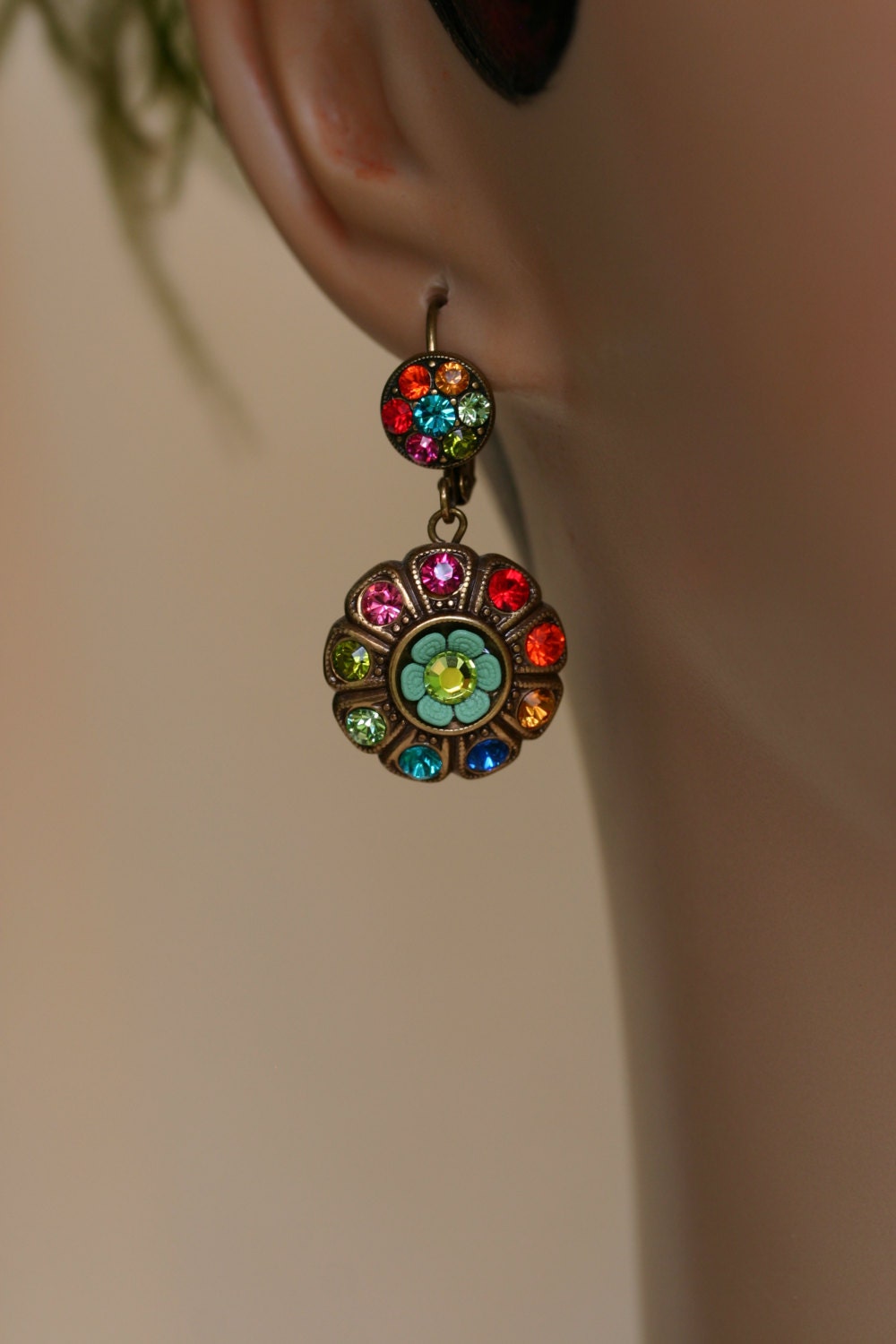 Das Farbrad Spectrum Lights Ohrringe 209202-1202 Orly Zeelon von OrlyZeelon