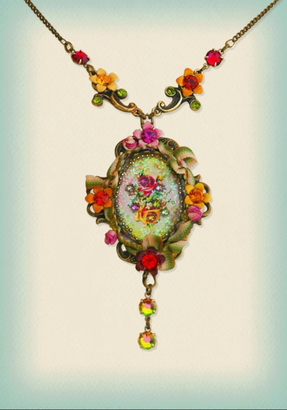 Orly Zeelon Viktorian Cameo Halskette - Formeller Schmuck Lässiger 101407-2223 Messy Coquette von OrlyZeelon