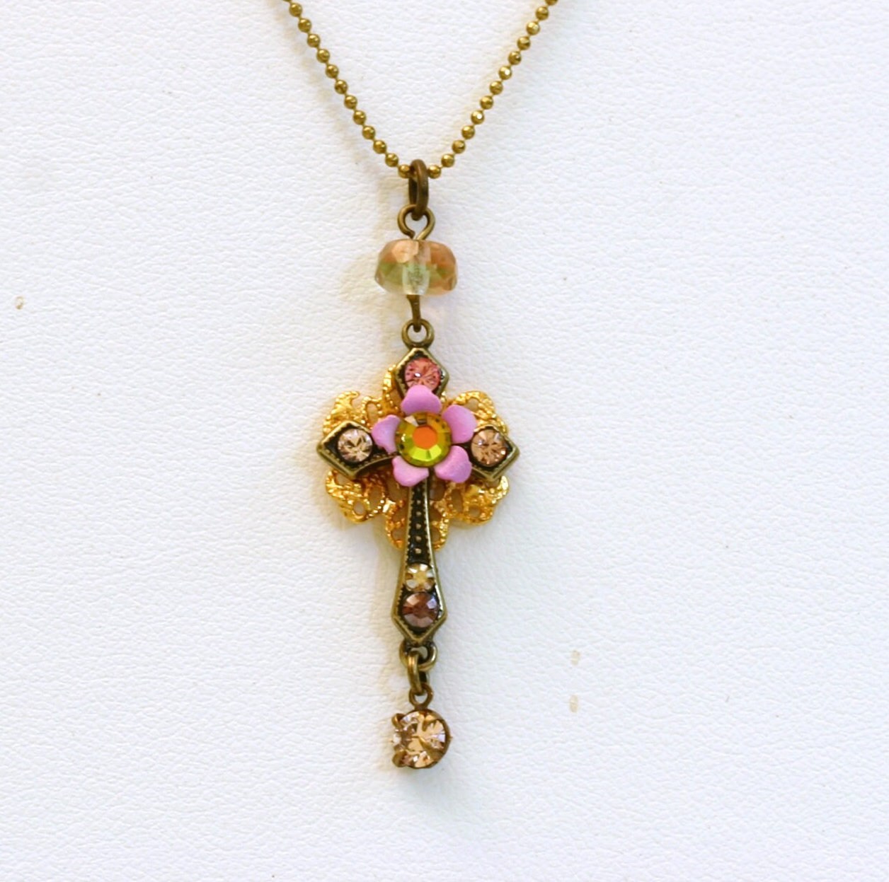 Rosenkranz Orly Zeelon Schmuck - Der Filigrane Blume Kreuz Anhänger von OrlyZeelon